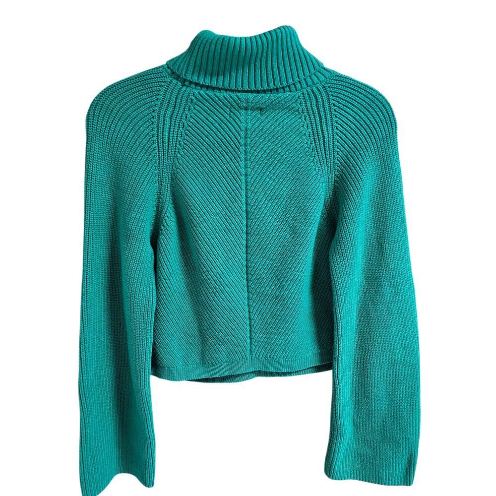 Anthropologie by Maeve Women's Turtleneck Knit Crop Sweater Size Midium - Picture 9 of 9